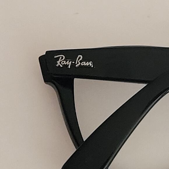 Vintage Ray Ban Wayfarer II Sunglasses Frames Only Black B&L 5022 Made In USA - Picture 5 of 12